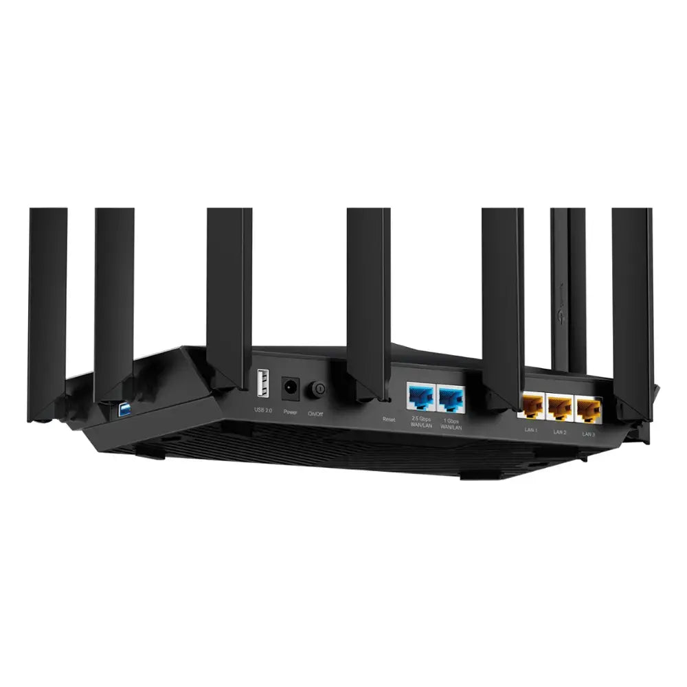 TP-Link - Archer AXE7800 Tri-Band Wi-Fi 6E Router - Black