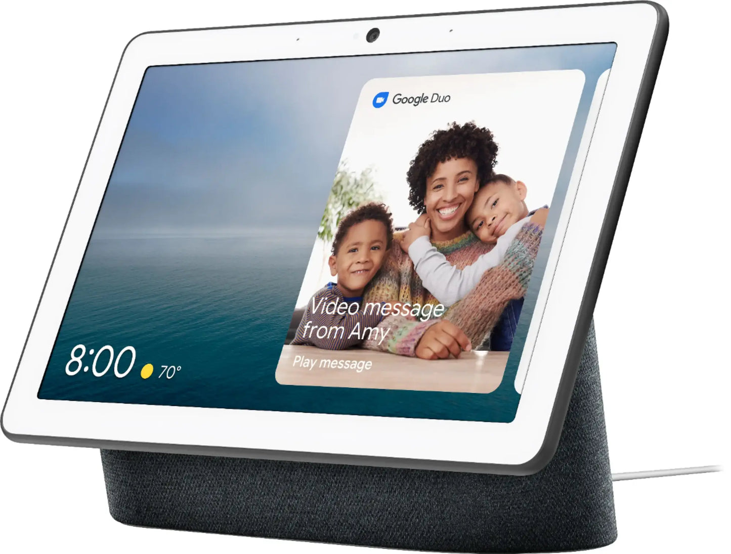 Nest Hub Max Smart Display with Google Assistant - Charcoal