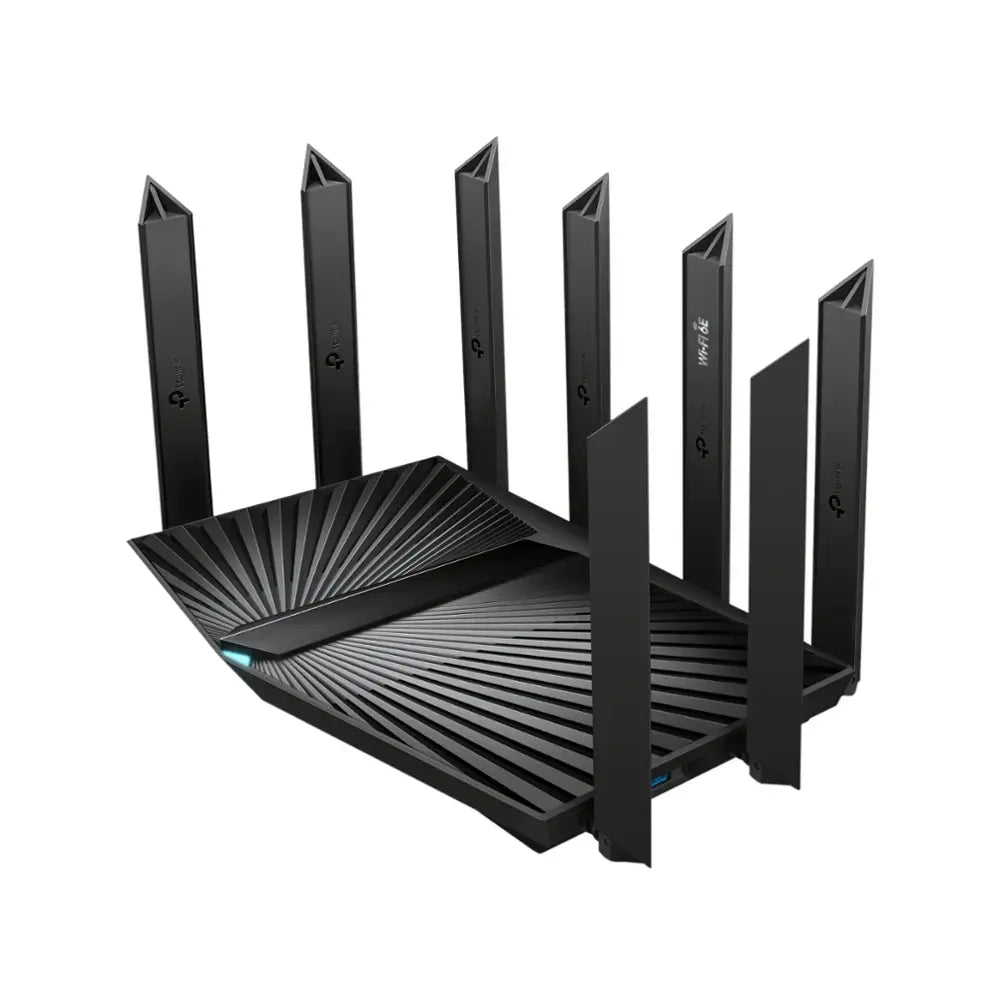 TP-Link - Archer AXE7800 Tri-Band Wi-Fi 6E Router - Black